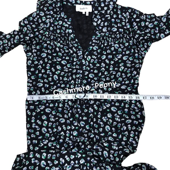 ba&sh Bowie Printed Midi Dress XS - Picture 8 of 12